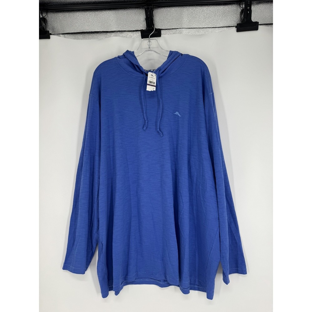 Tommy Bahama Bali Beach Slub Hoodie Mens 2XLB 2XL Big‎ Lightweight Sweatshirt